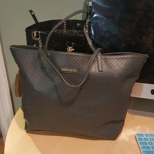Under one sky gray handbag